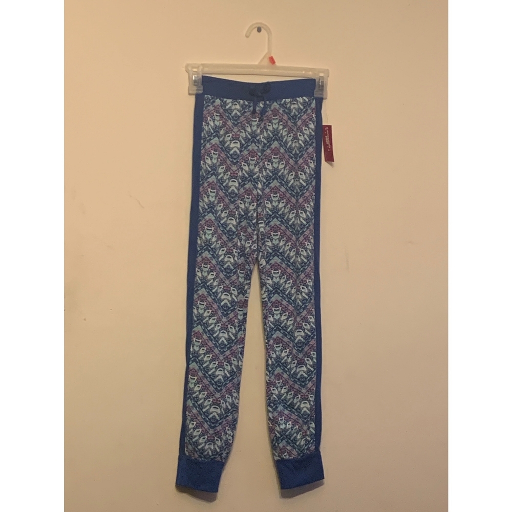Extremely Me printed blue jogger size 10/12